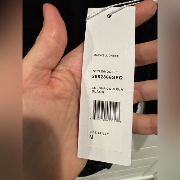 NWT Ronny Kobo black Maxwell satin sequin mini dress - Picture 6 of 9